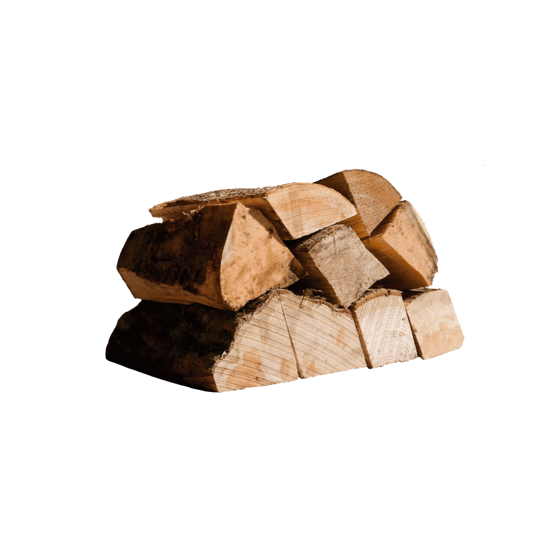 Frisch geschnittenes Brennholz – Grünes Holz (Ster) – Nicht kammergetrocknet