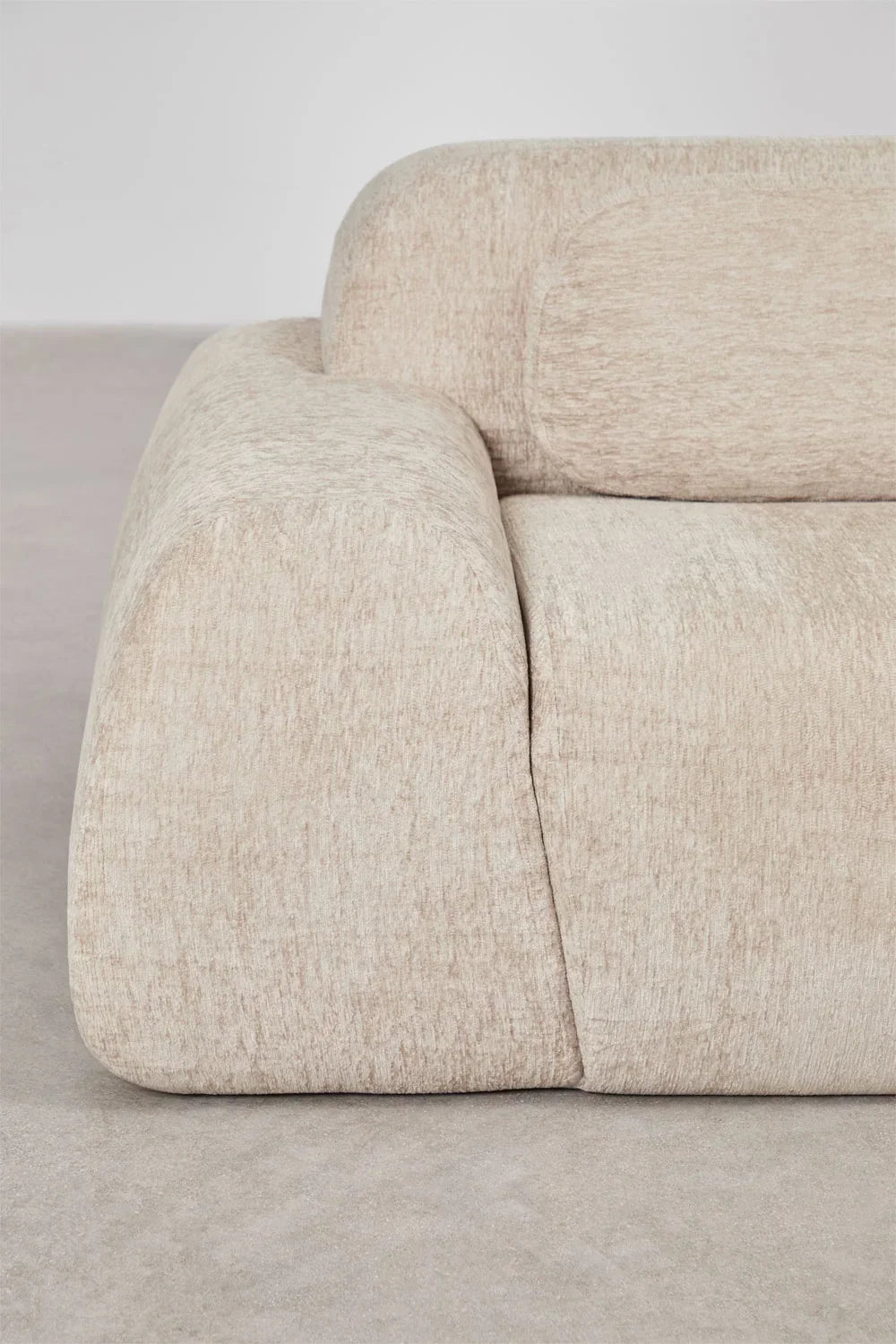 Merida 4-teiliges modulares Ecksofa mit rechter Récamiere