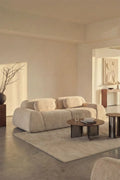 Merida 2-teiliges modulares Chenille-Sofa