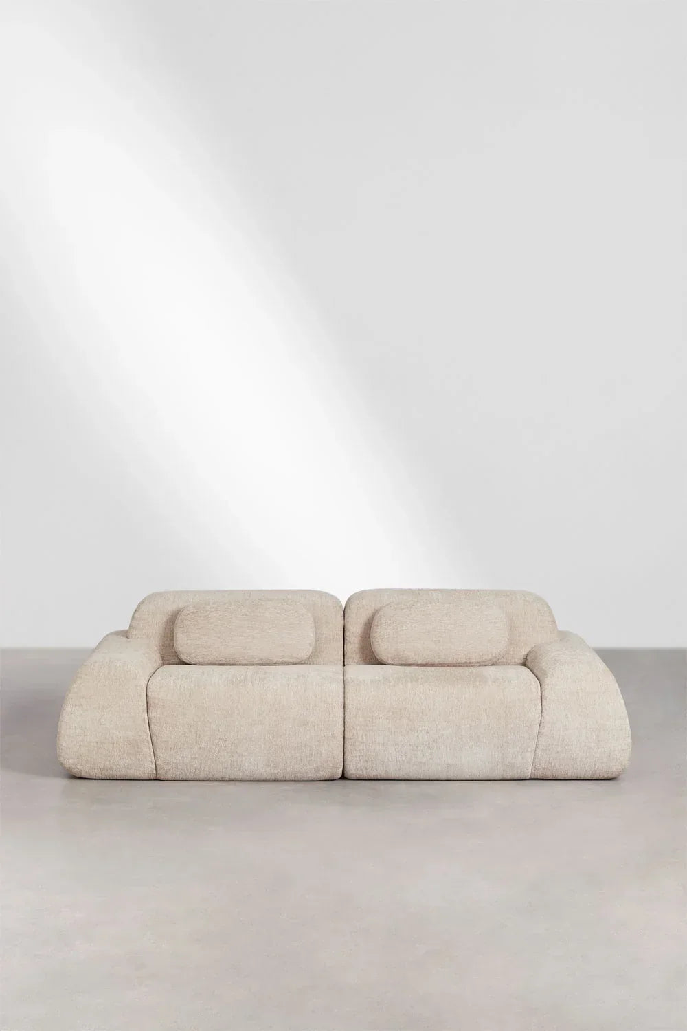 Merida 2-teiliges modulares Chenille-Sofa