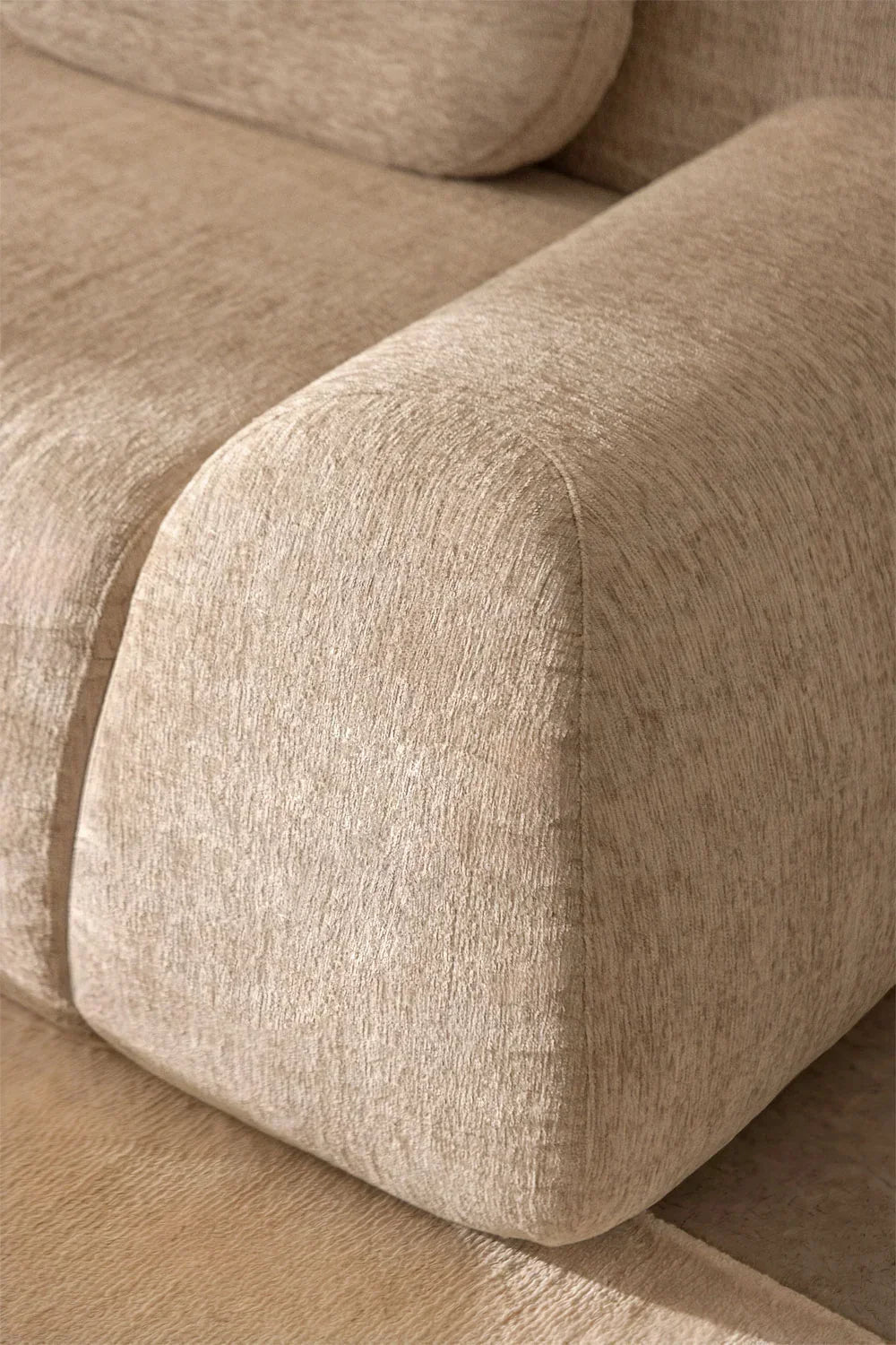 Merida 2-teiliges modulares Chenille-Sofa