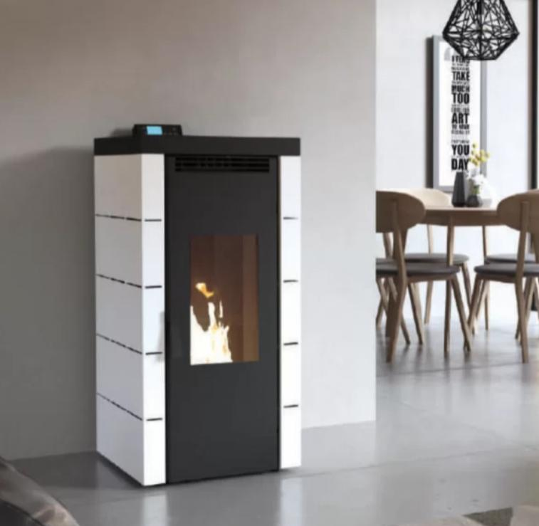 Pelletofen BP-100 mit Frontluftauslass – 4,0 bis 9,5 kW